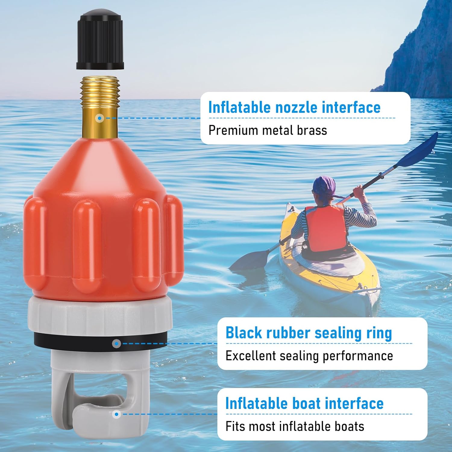 Pump Adapter, Sturdy Air Valve