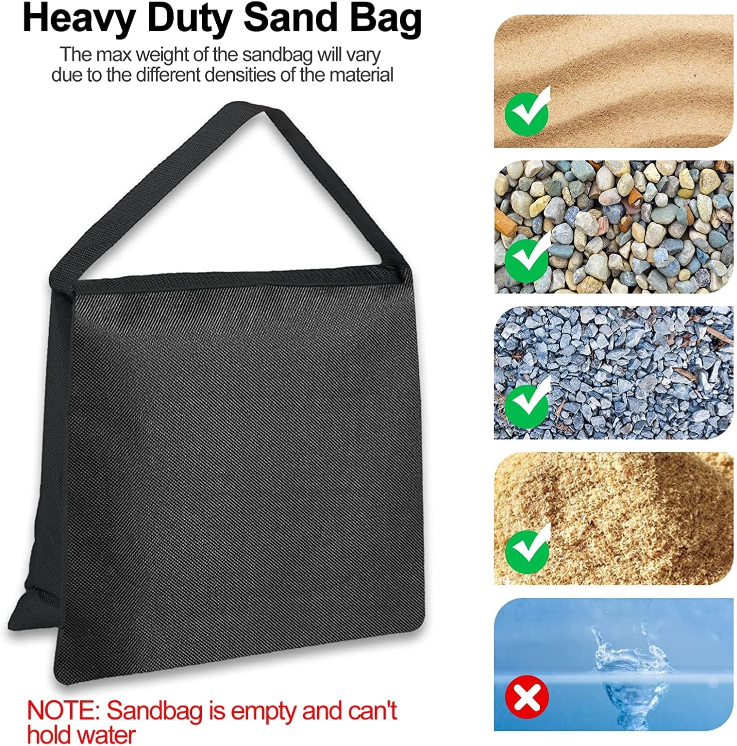 packs Sandbags Weight Bags for Light Stand Photography Video Equipment
