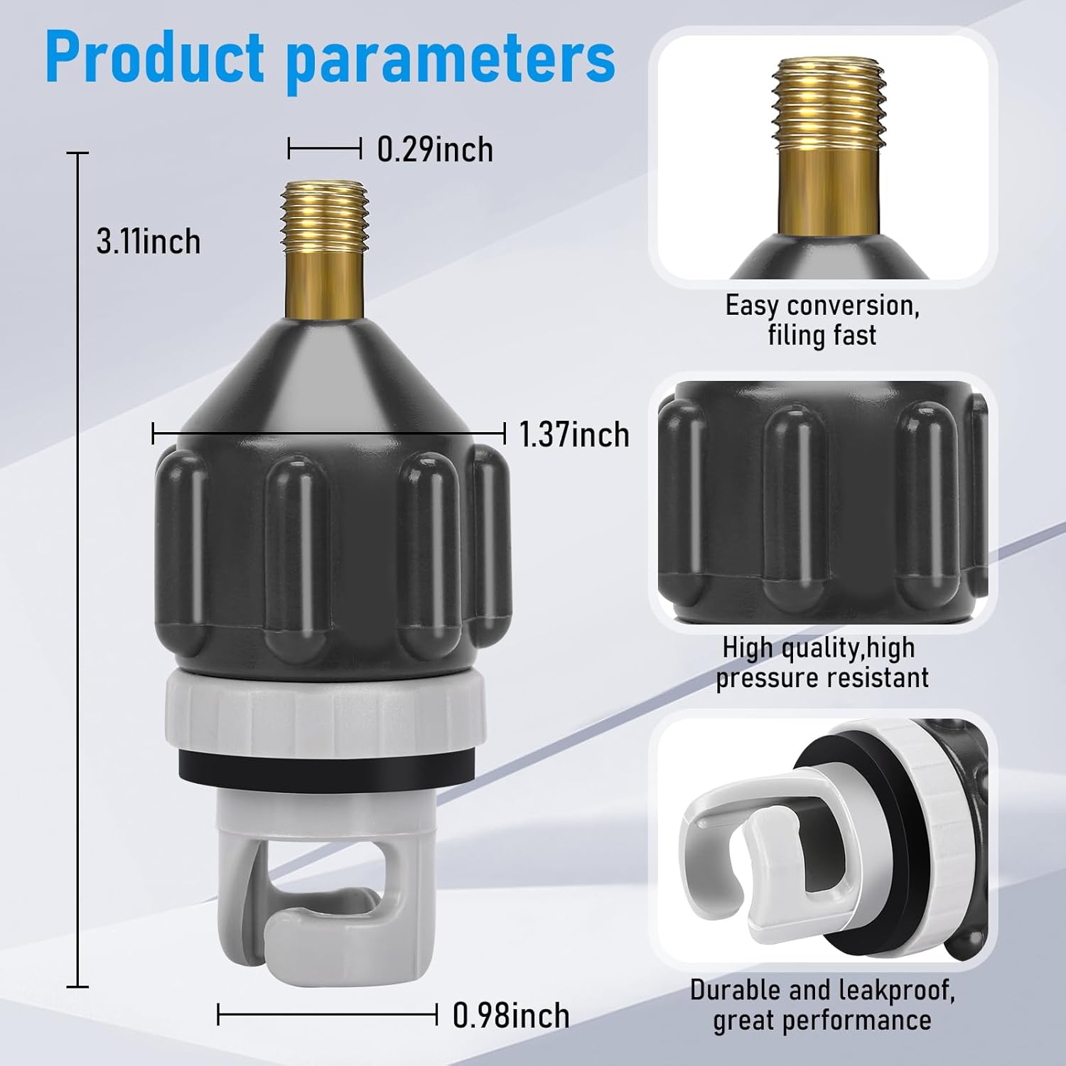 Pump Adapter, Sturdy Air Valve