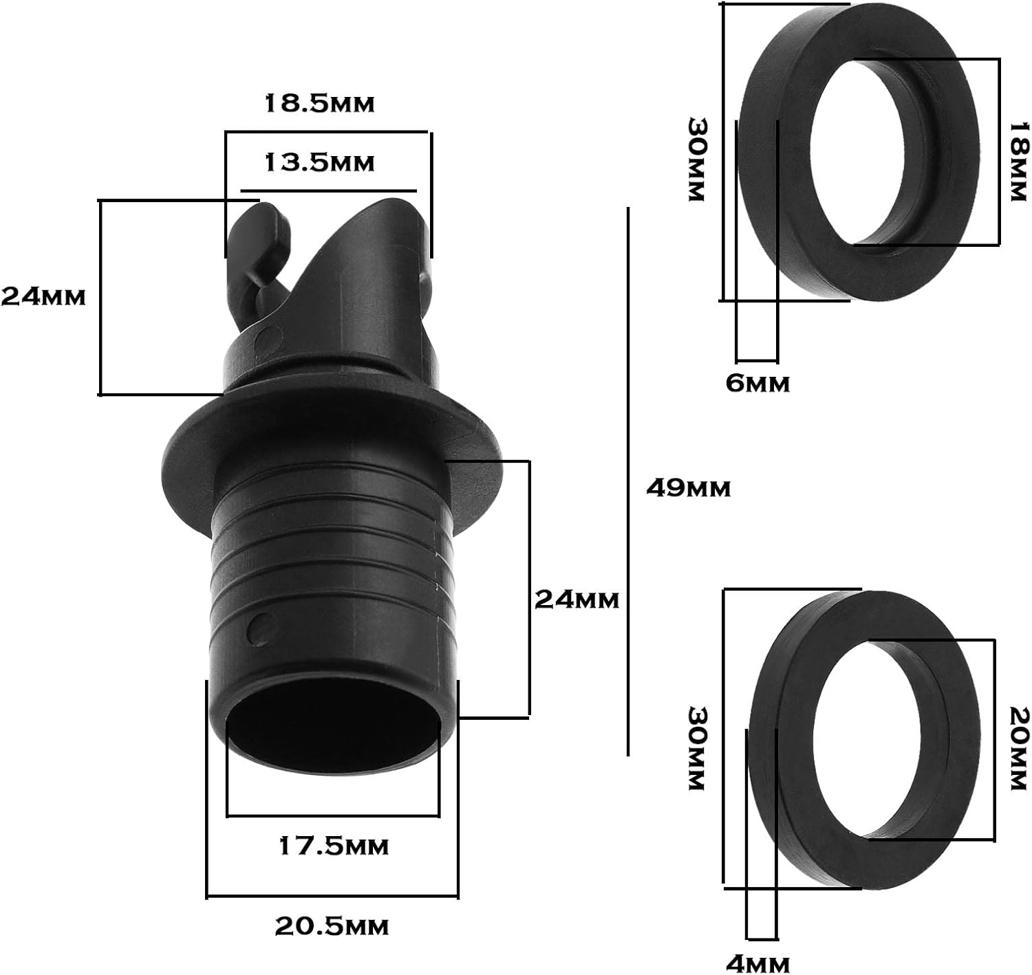 Kayak Air Valve Connector Kayak Pump Hose